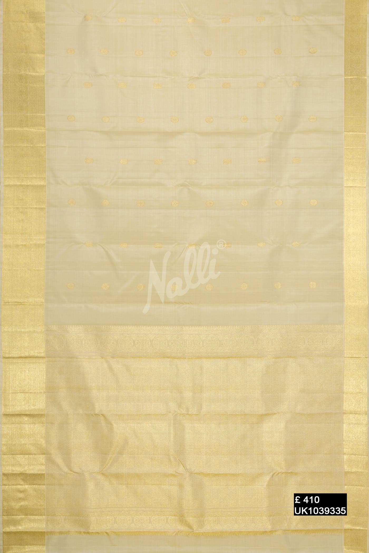Dark Beige Kanchipuram Silk Saree