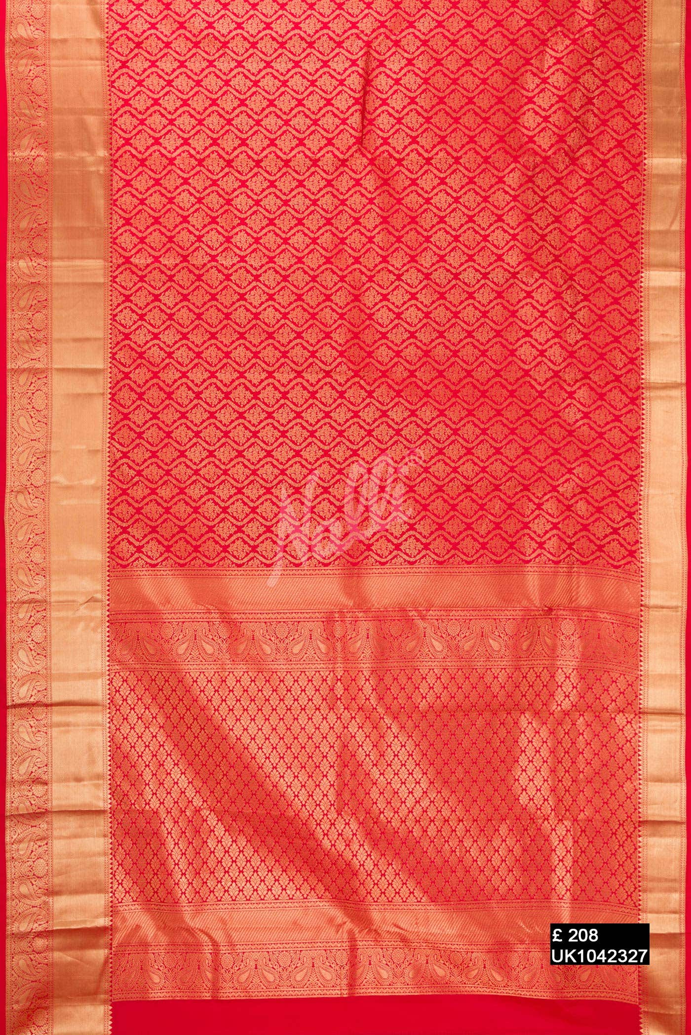 Red Kanchipuram Silk Saree