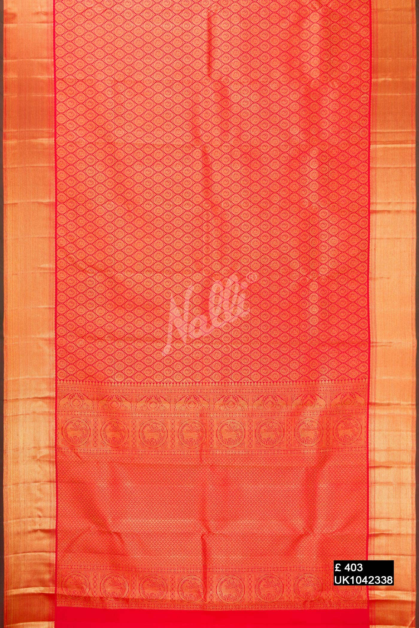 Red Kanchipuram Silk Saree