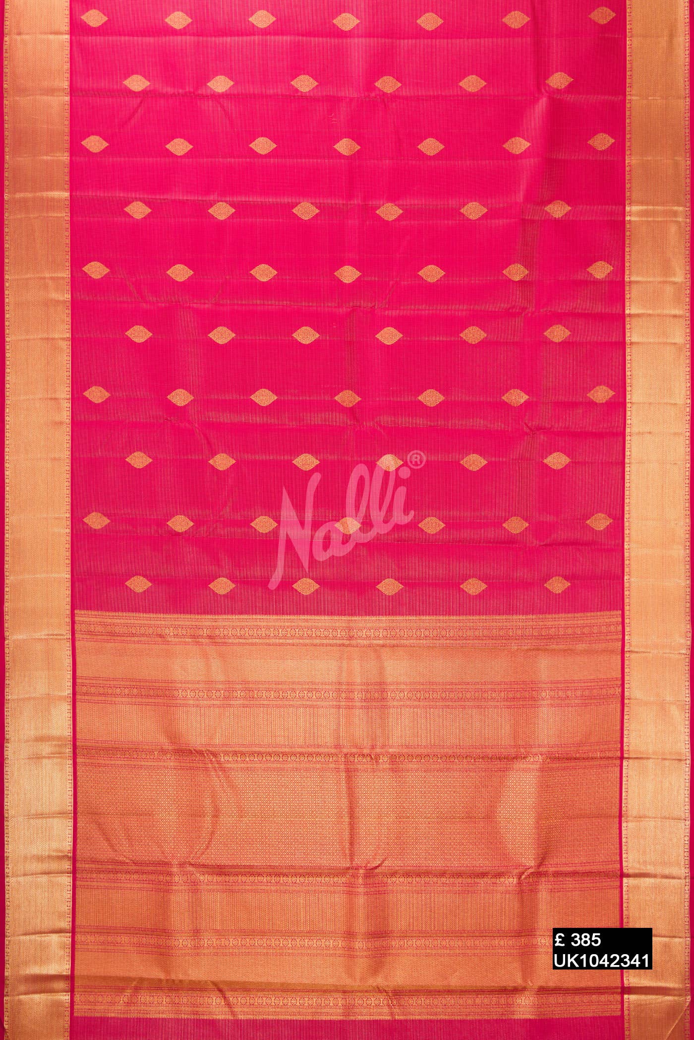 Pink Kanchipuram Silk Saree