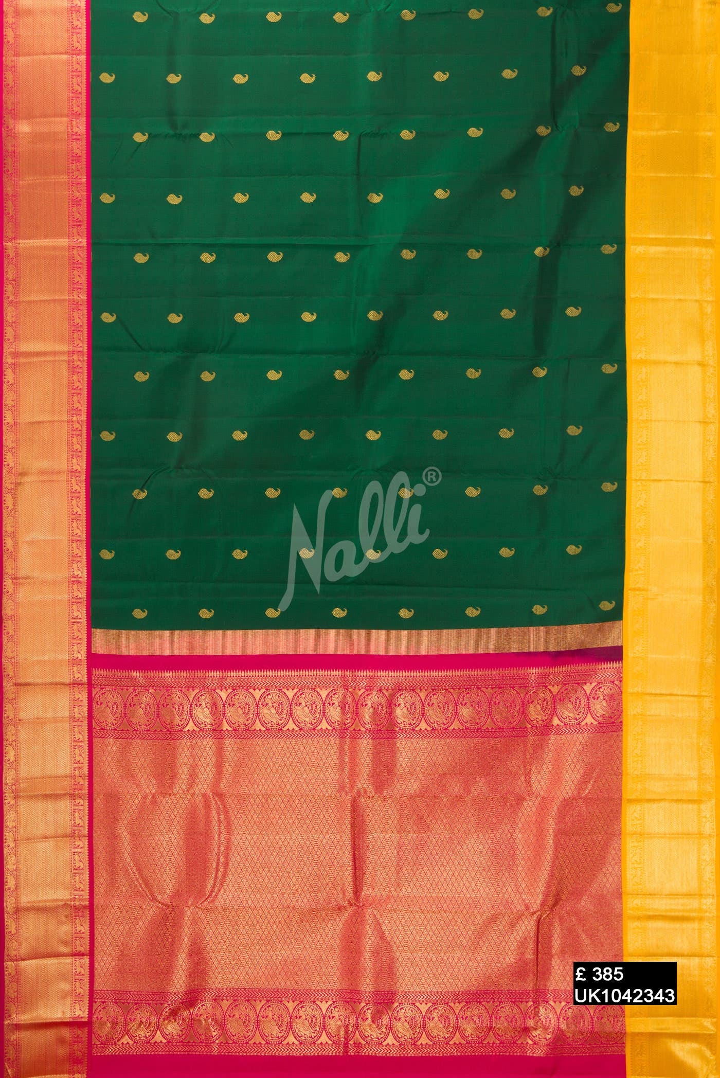 Green Kanchipuram Silk Saree