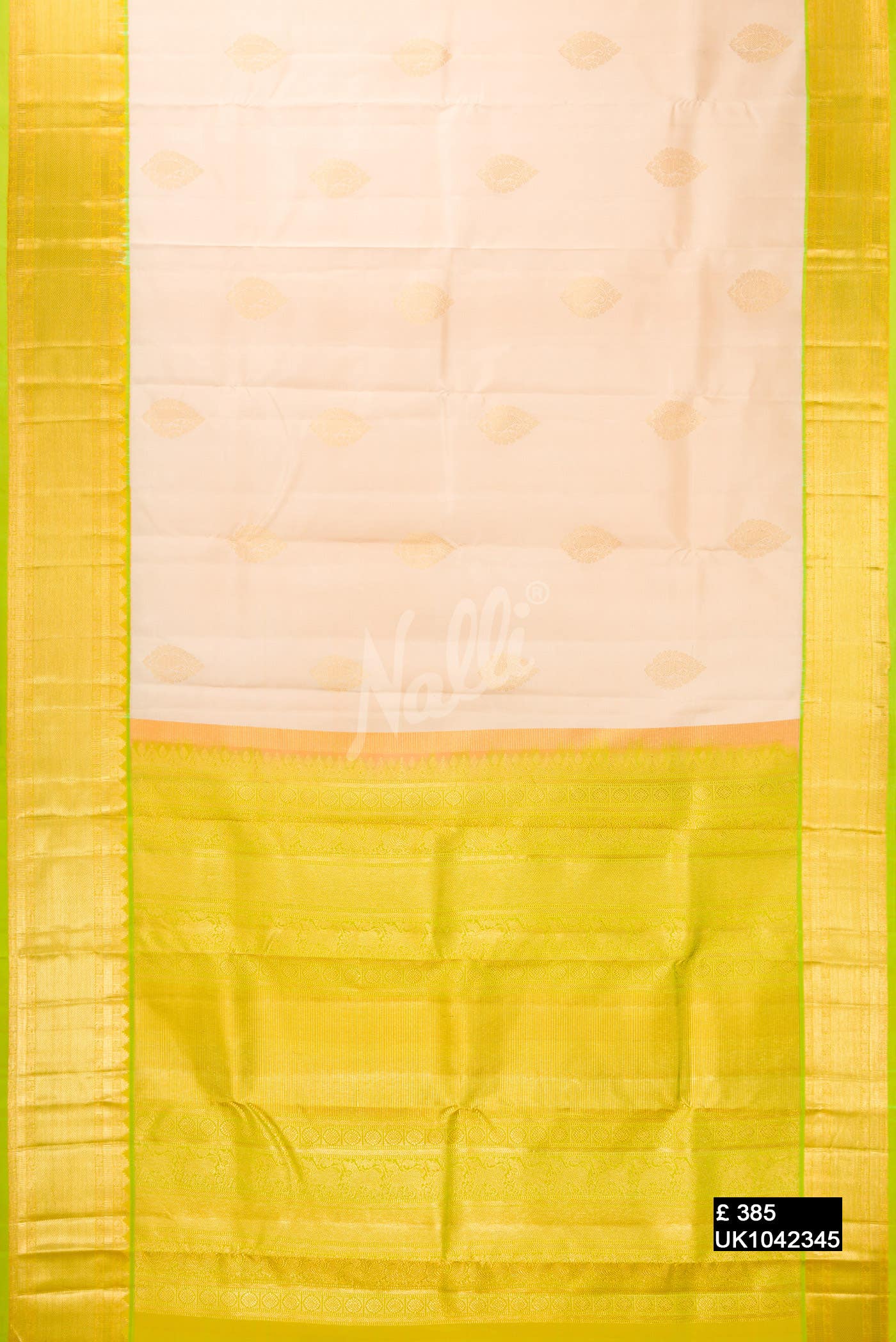 Sandal Kanchipuram Silk Saree