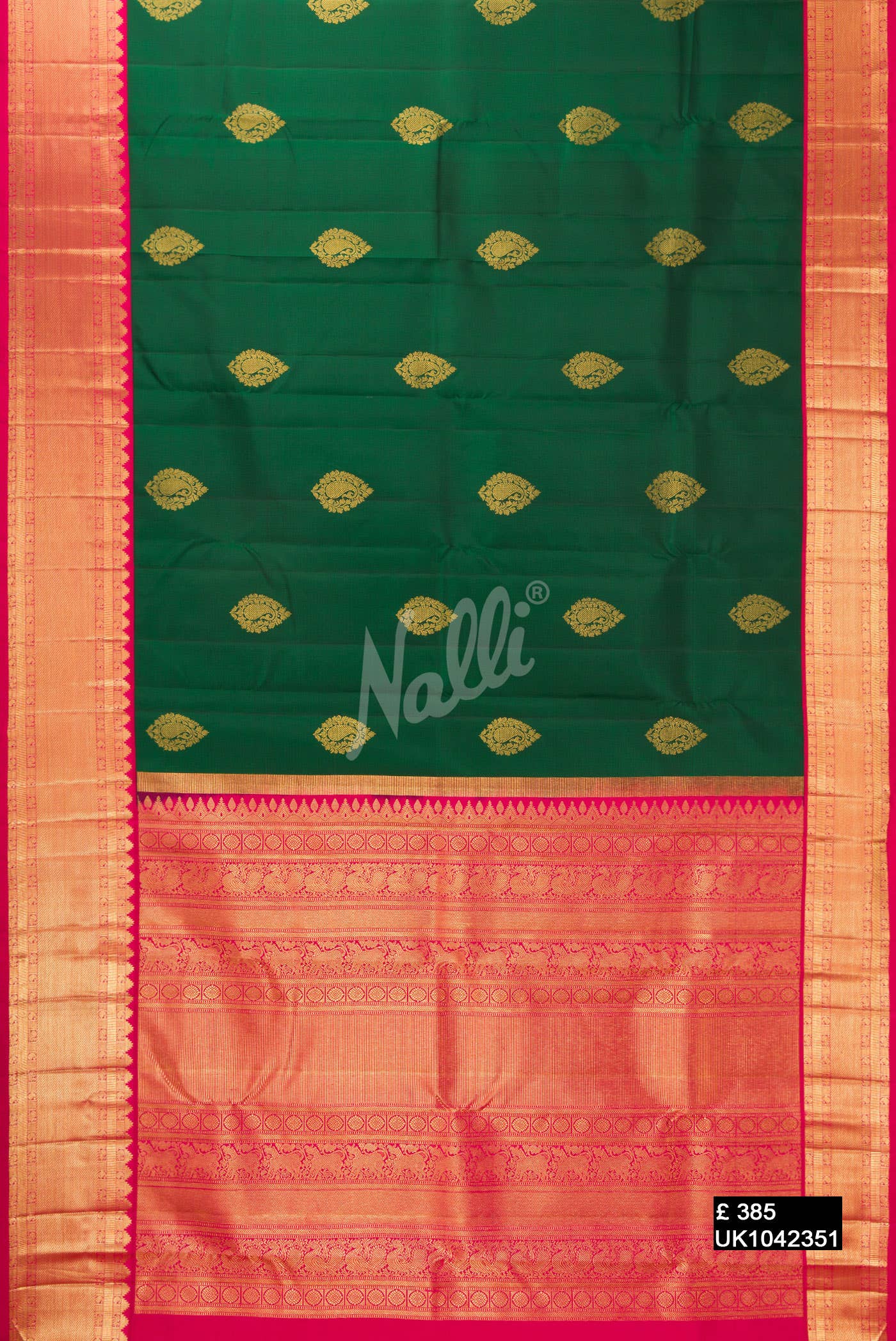 Green Kanchipuram Silk Saree
