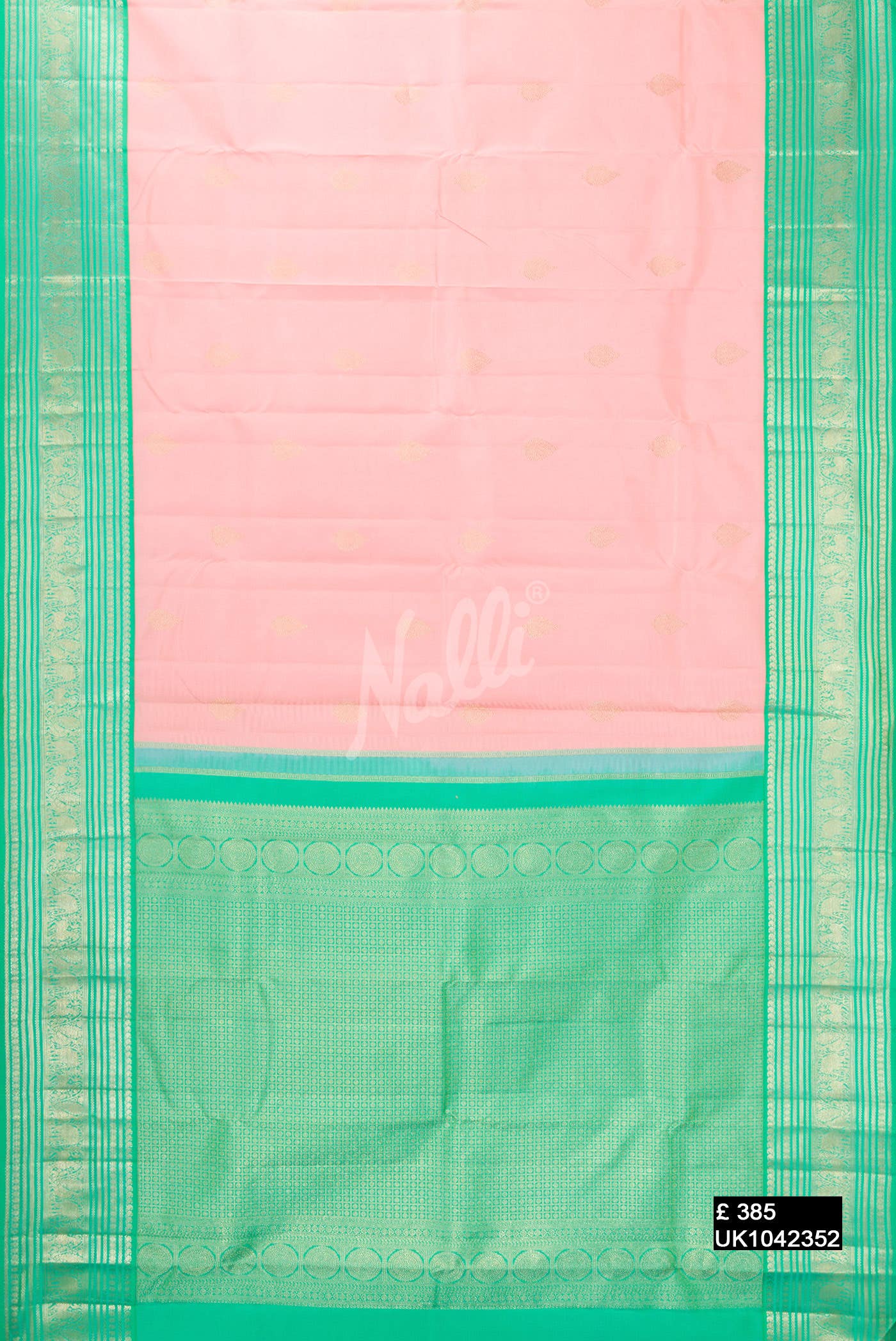 Pink Kanchipuram Silk Saree