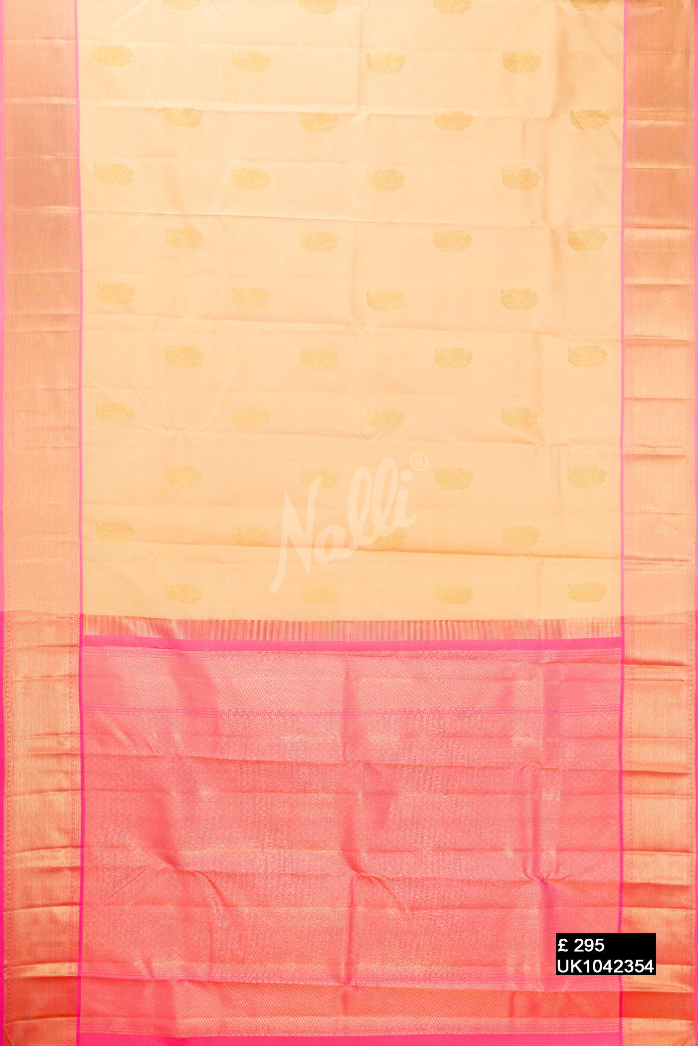 Sandal Kanchipuram Silk Saree