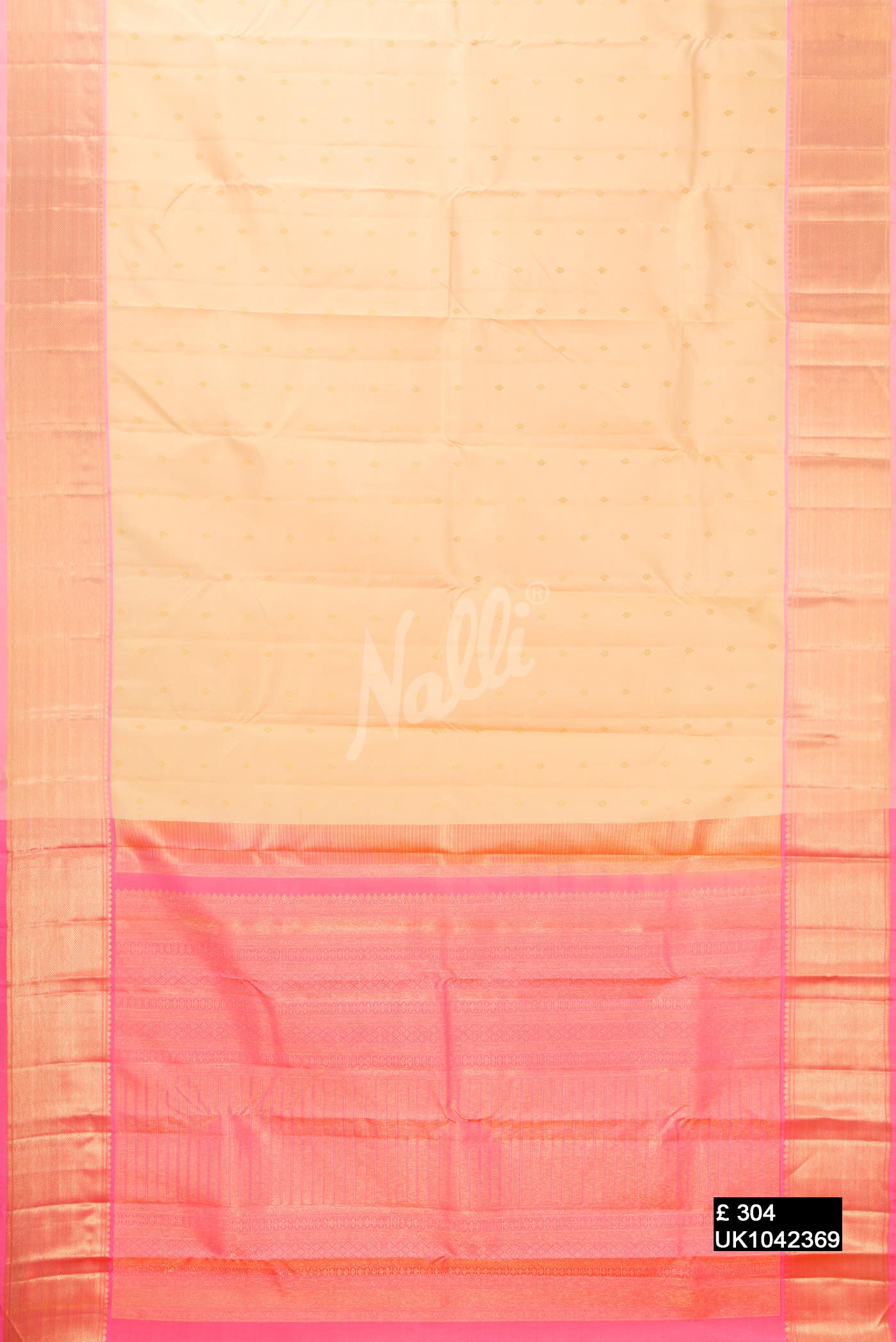 Sandal Kanchipuram Silk Saree