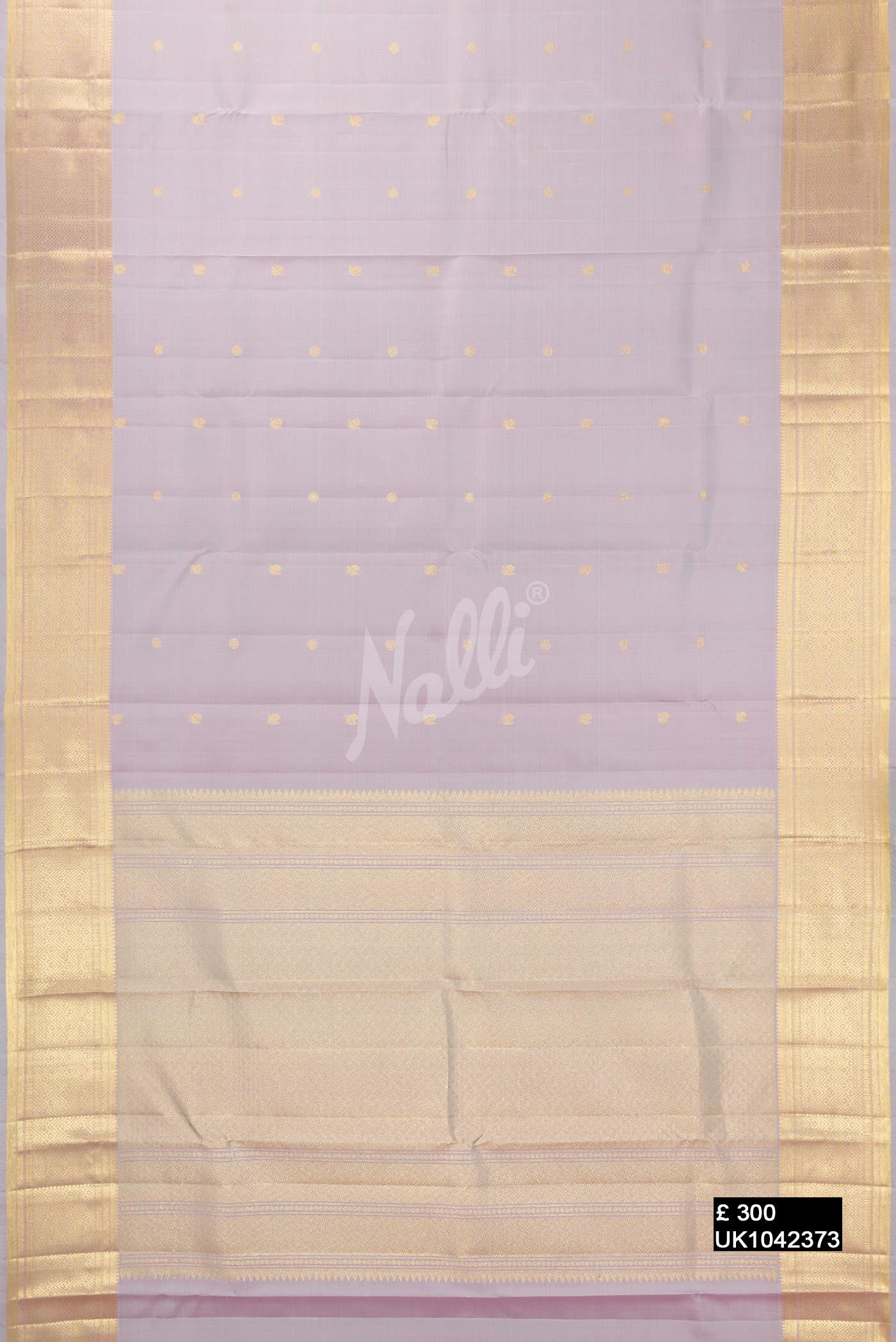 Lavender Kanchipuram Silk Saree