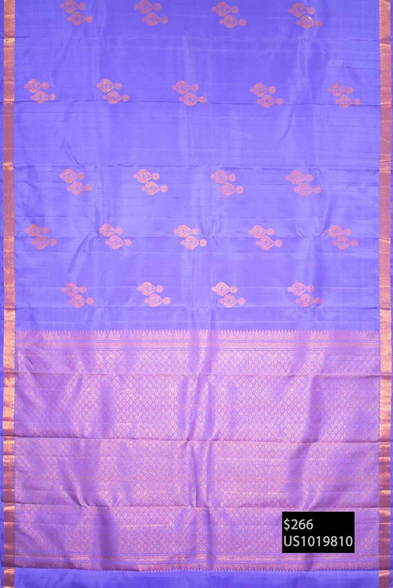 Blue Kanchipuram Saree