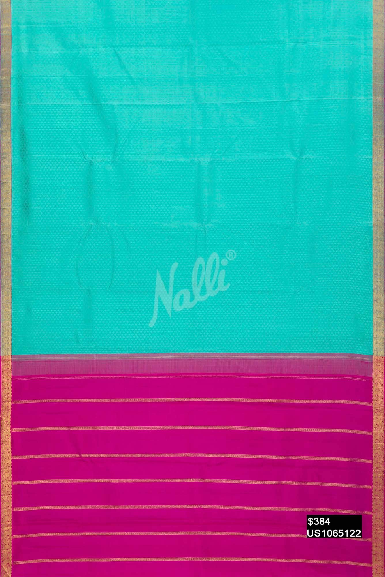 Blue Kanchipuram Silk Saree