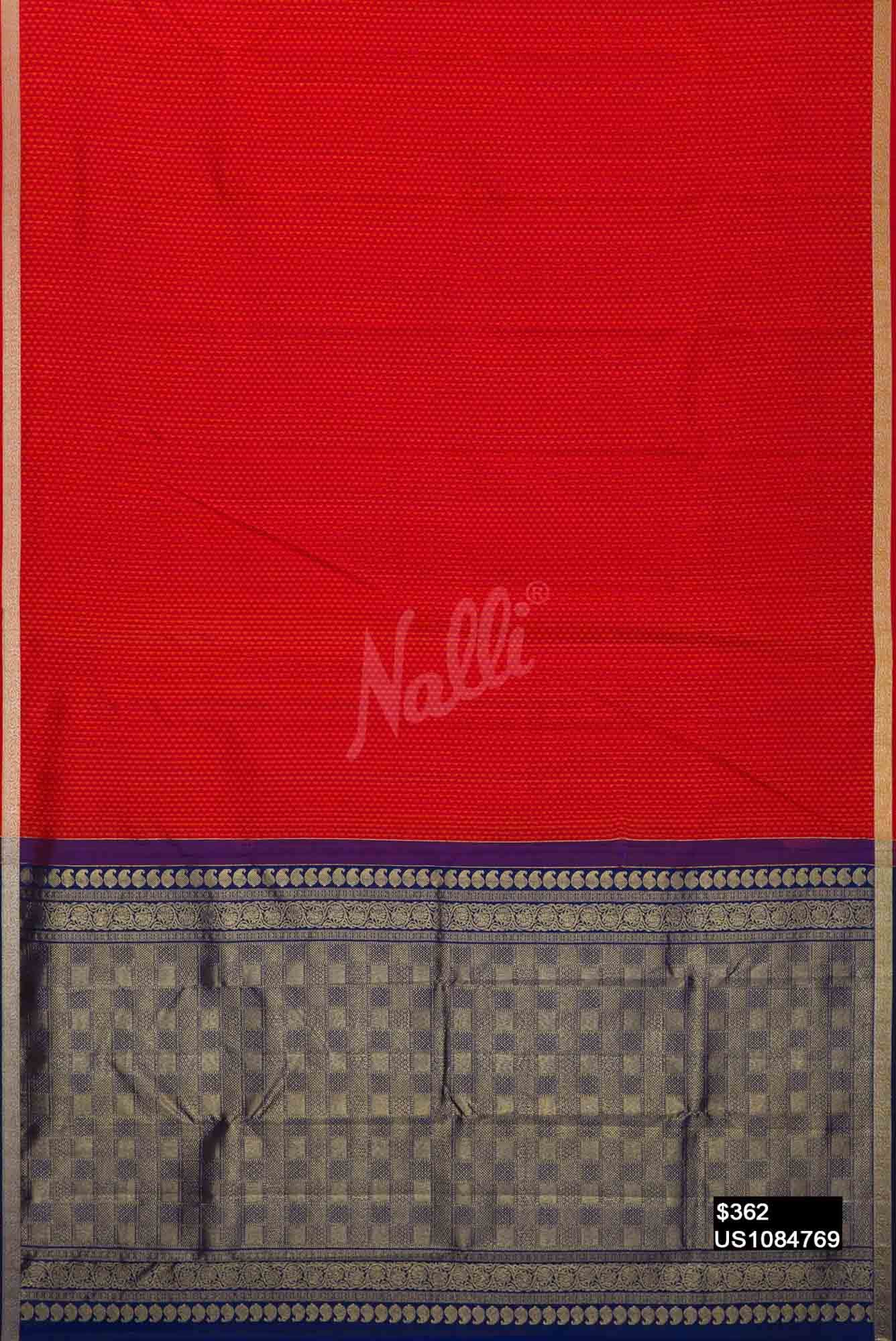 Red Kanchipuram Silk Saree
