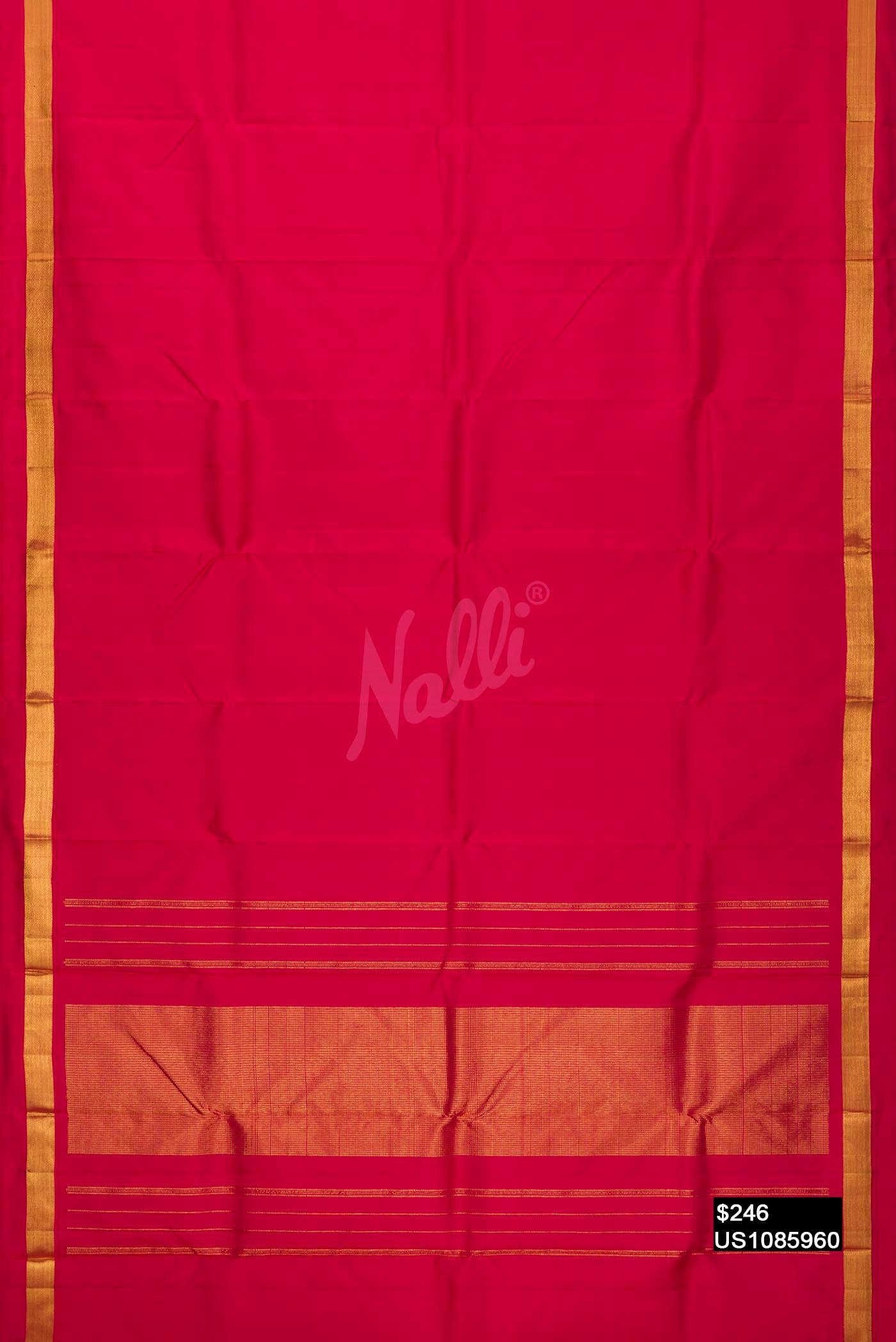 Maroon Kanchipuram Silk Saree
