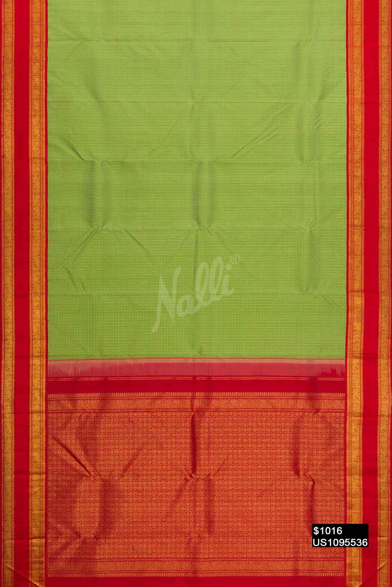 Green Kanchipuram Silk Saree