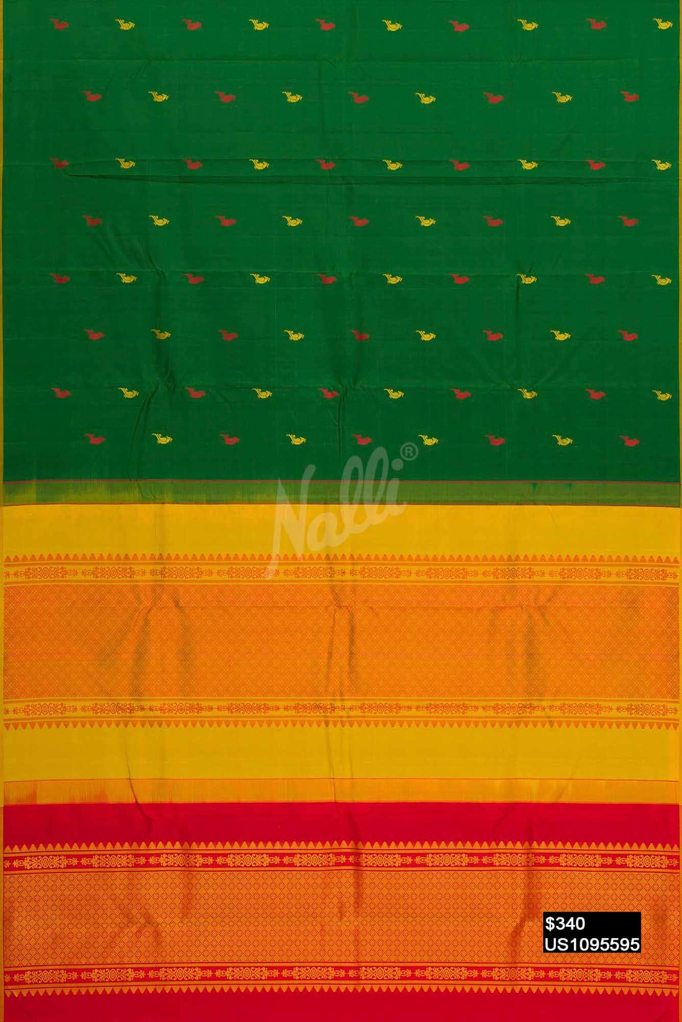 Green Kanchipuram Silk Saree