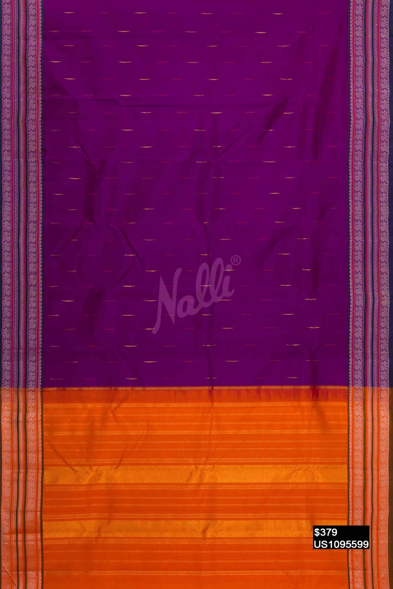 Blue with Pink Dual Tone Kanchipuram Silk Saree