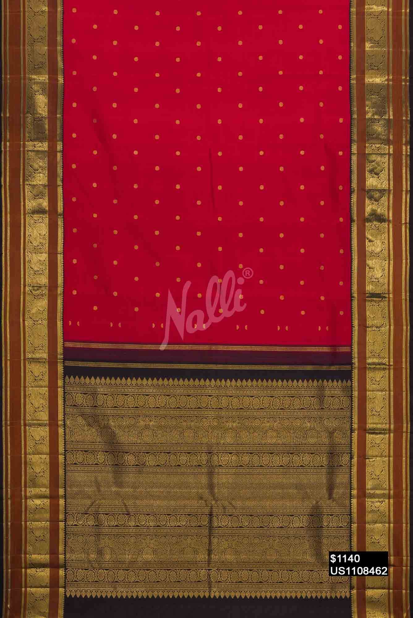 Red Kanchipuram Silk Saree