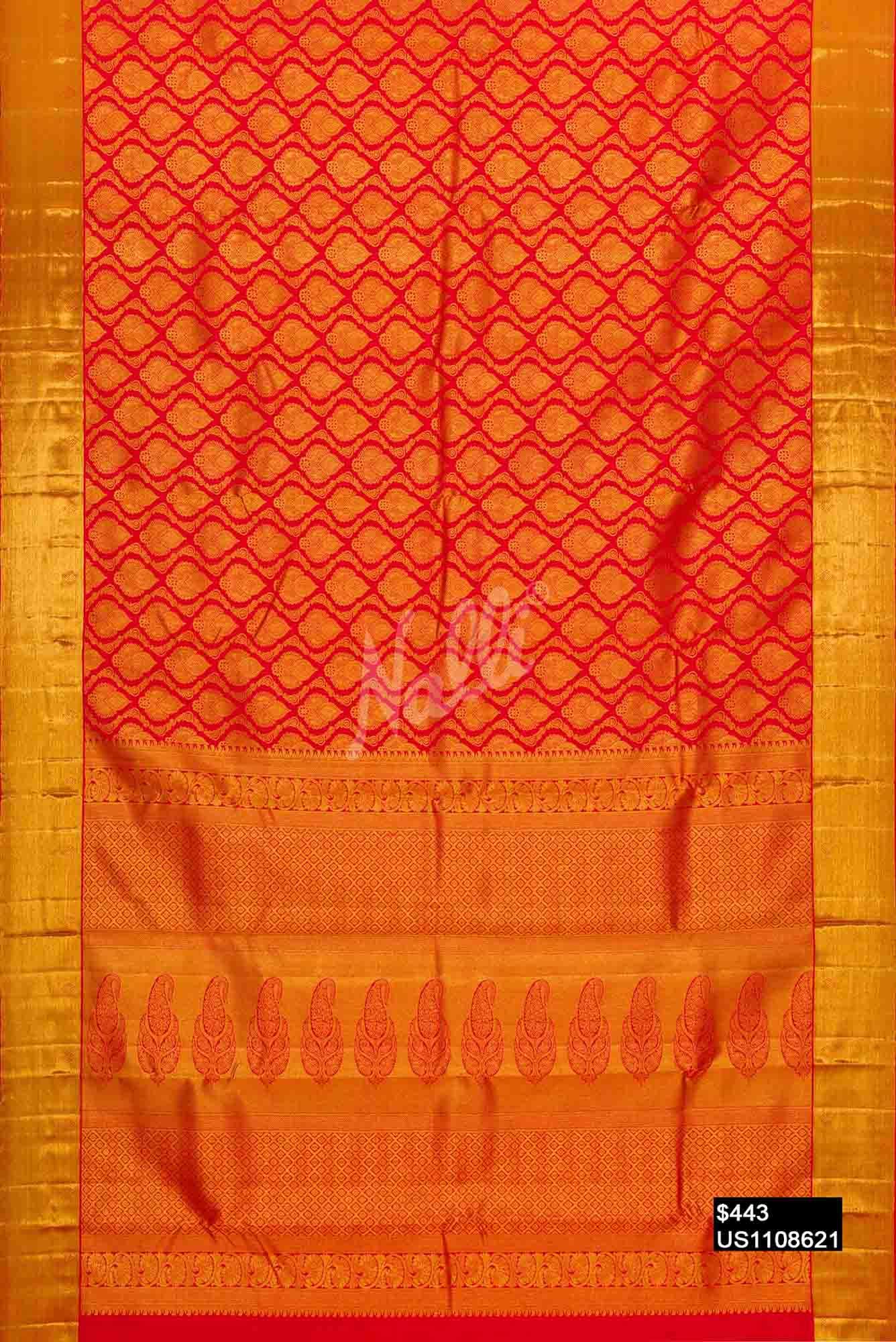 Red Kanchipuram Silk Saree