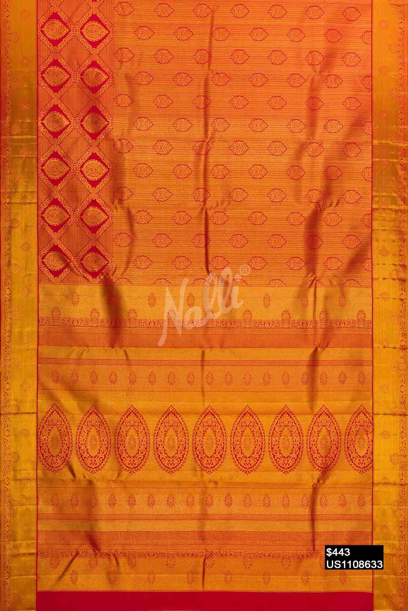 Red Kanchipuram Silk Saree