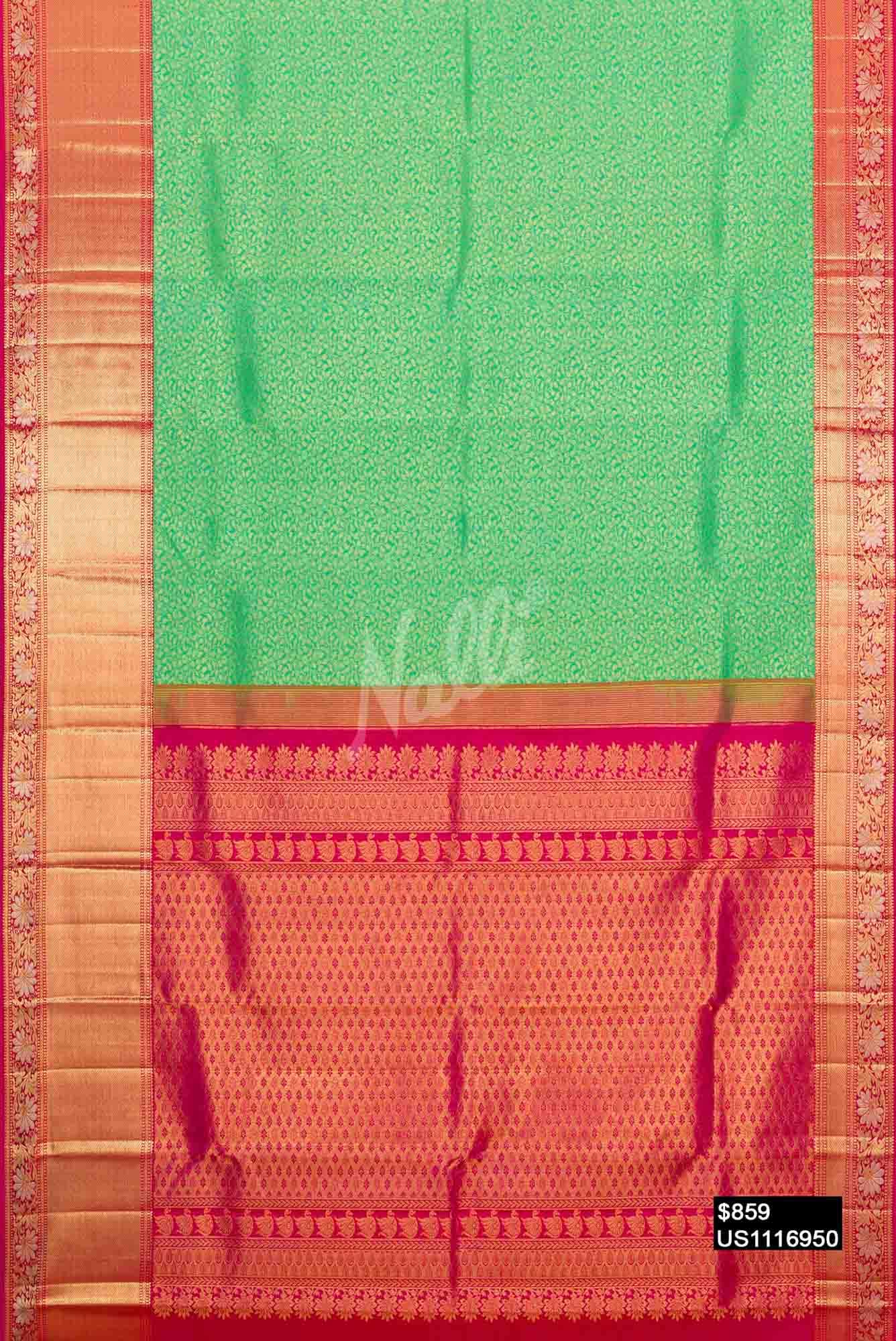 Green Kanchipuram Silk Saree