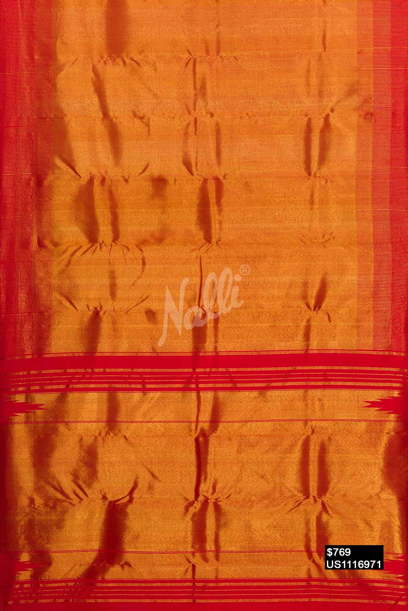 Red Kanchipuram Silk Saree