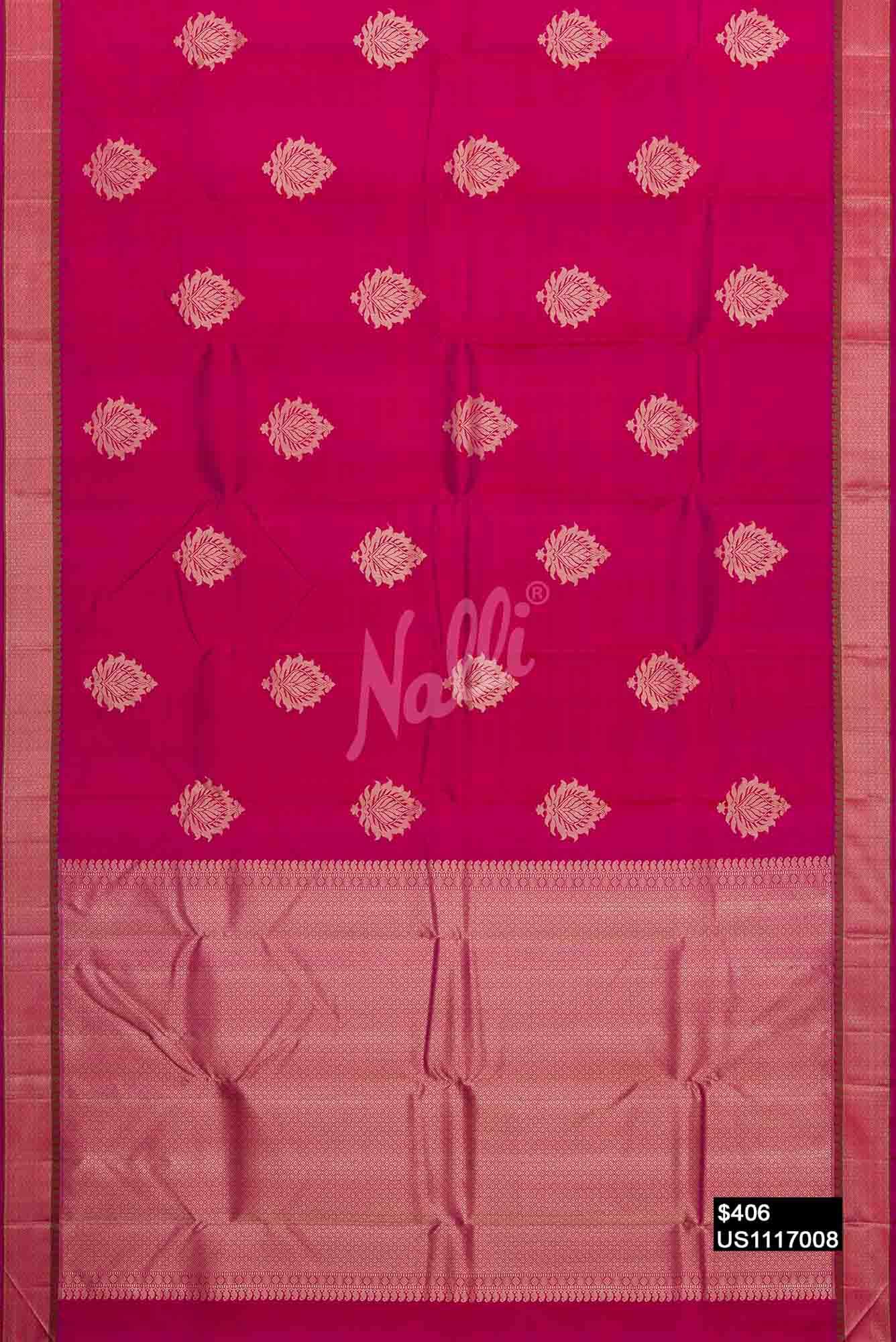 Magenta Kanchipuram Silk Saree
