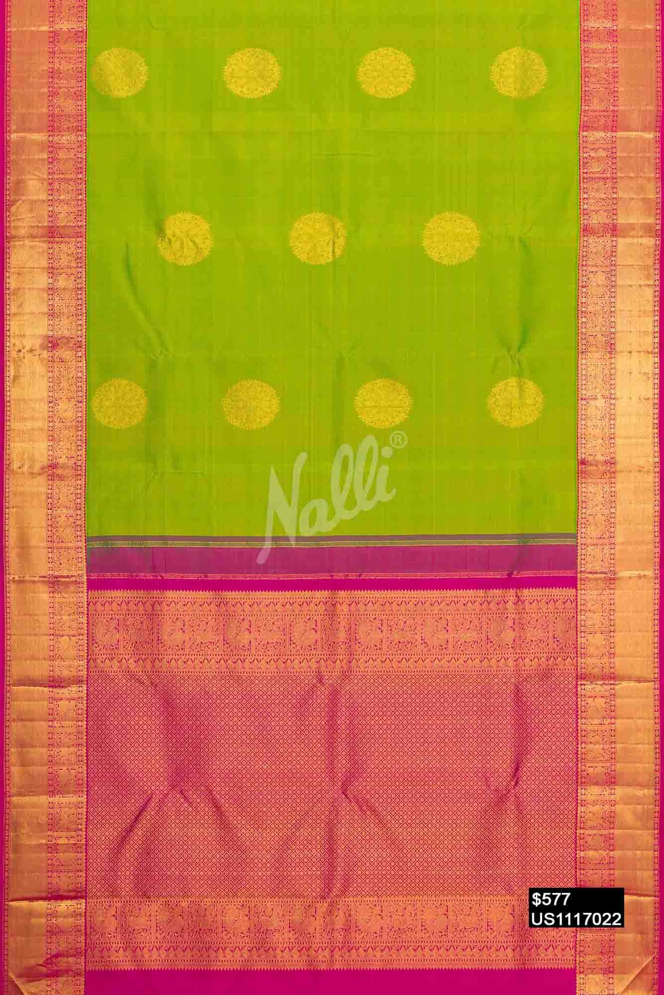 Green Kanchipuram Silk Saree