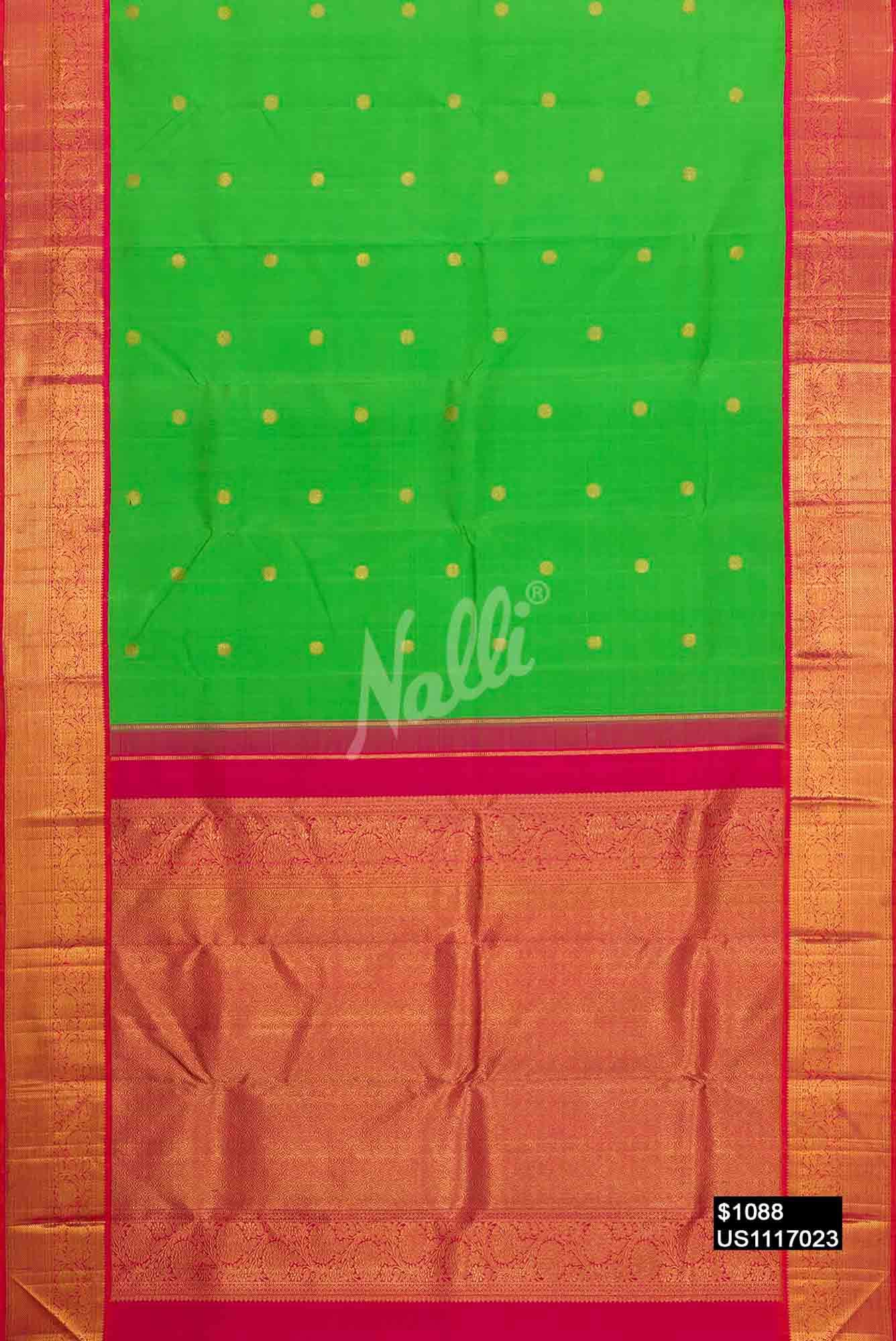 Green Kanchipuram Silk Saree