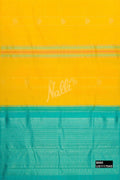 Yellow Kanchipuram Silk Saree