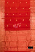 Orange Kanchipuram Silk Saree