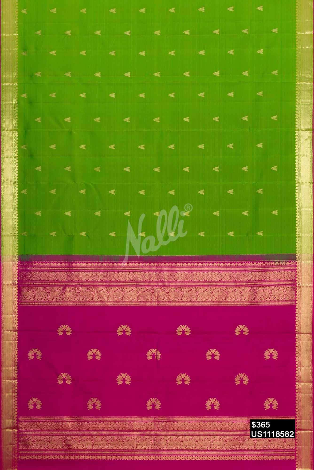 Green Kanchipuram Silk Saree