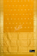 Yellow Kanchipuram Silk Saree