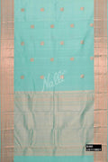 Blue Kanchipuram Silk Saree