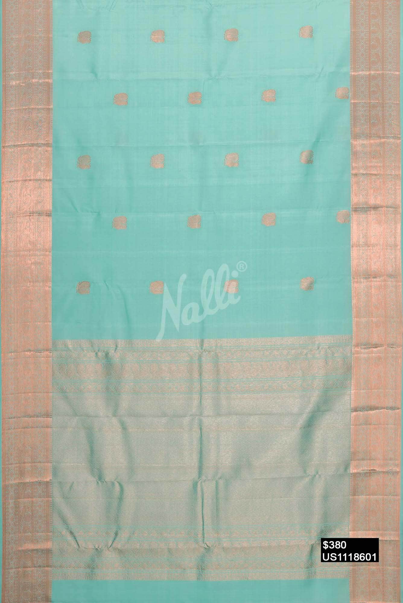 Blue Kanchipuram Silk Saree