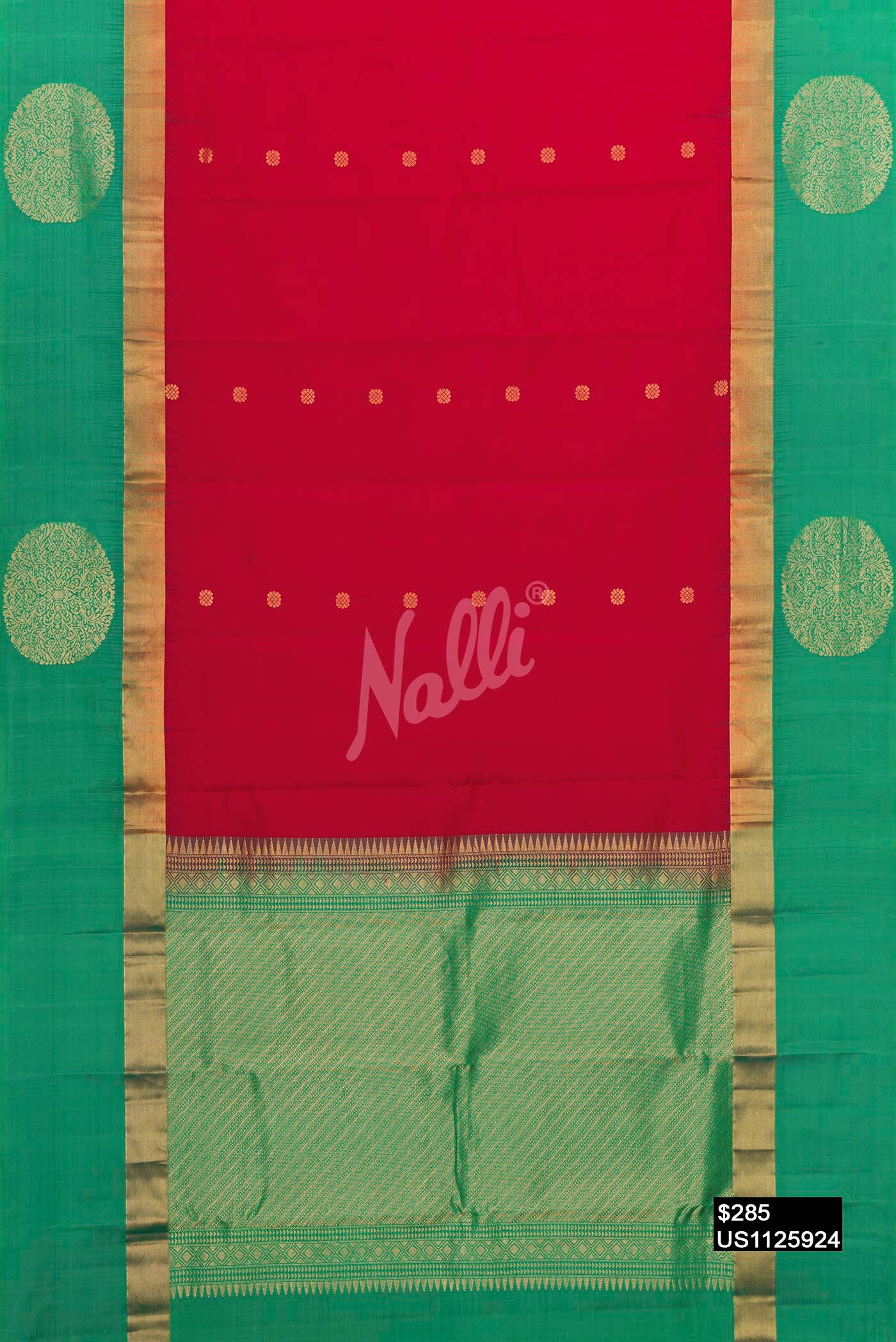 Red Kanchipuram Silk Saree