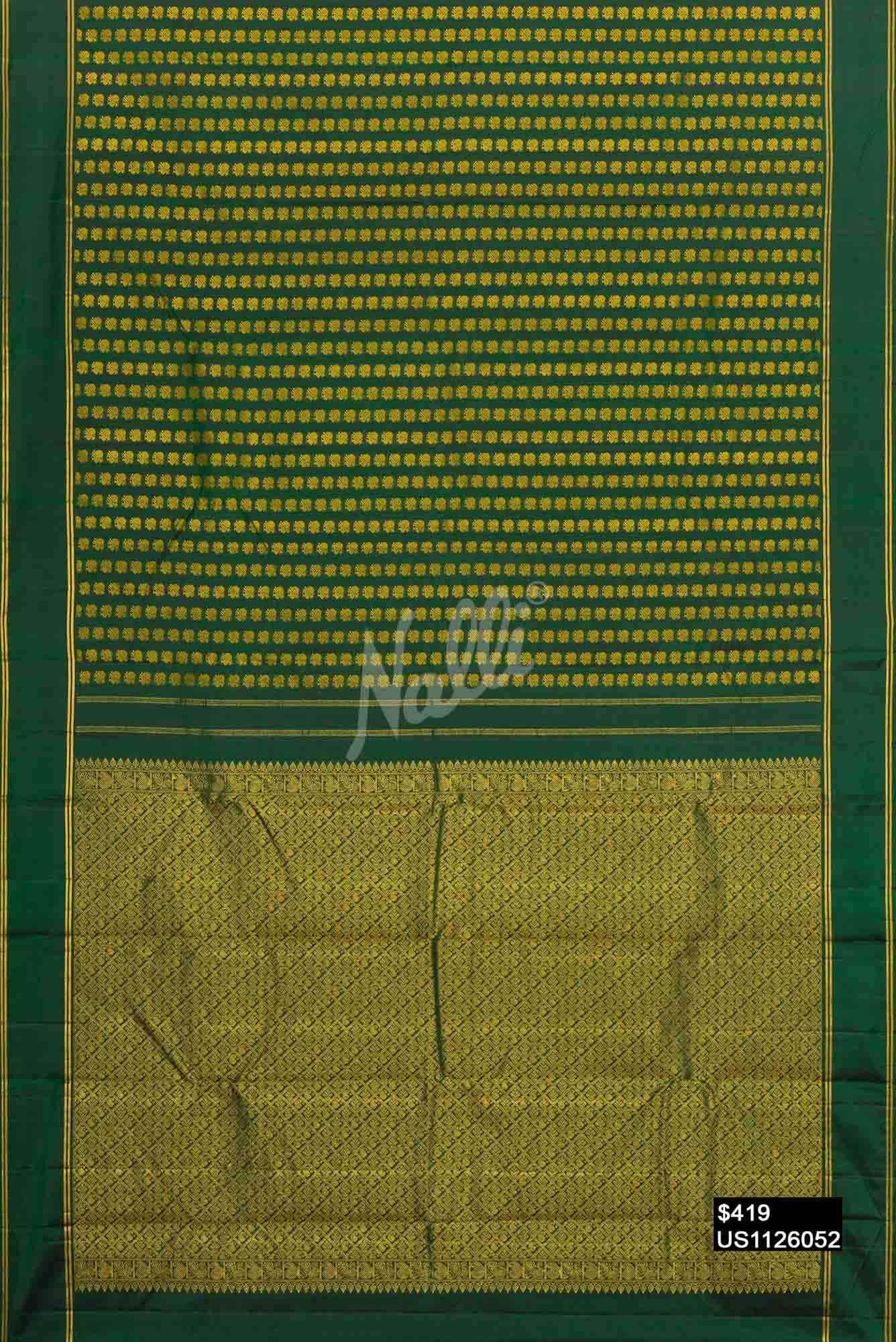 Green Kanchipuram Silk Saree
