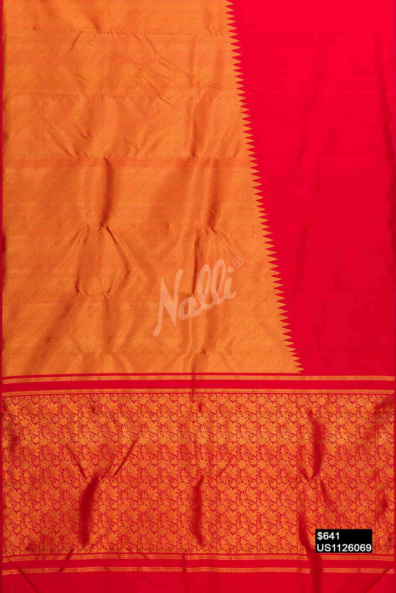 Red Kanchipuram Silk Saree