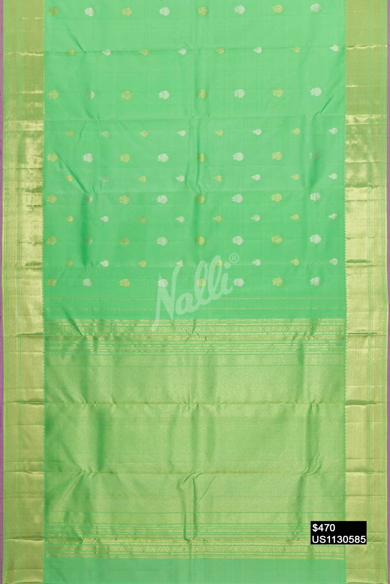 Green Kanchipuram Silk Saree