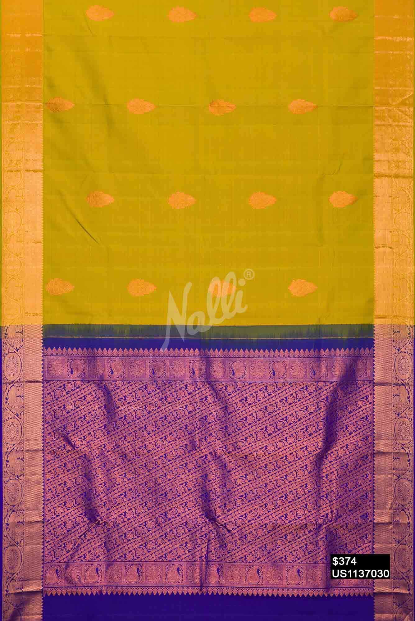 Green Kanchipuram Silk Saree