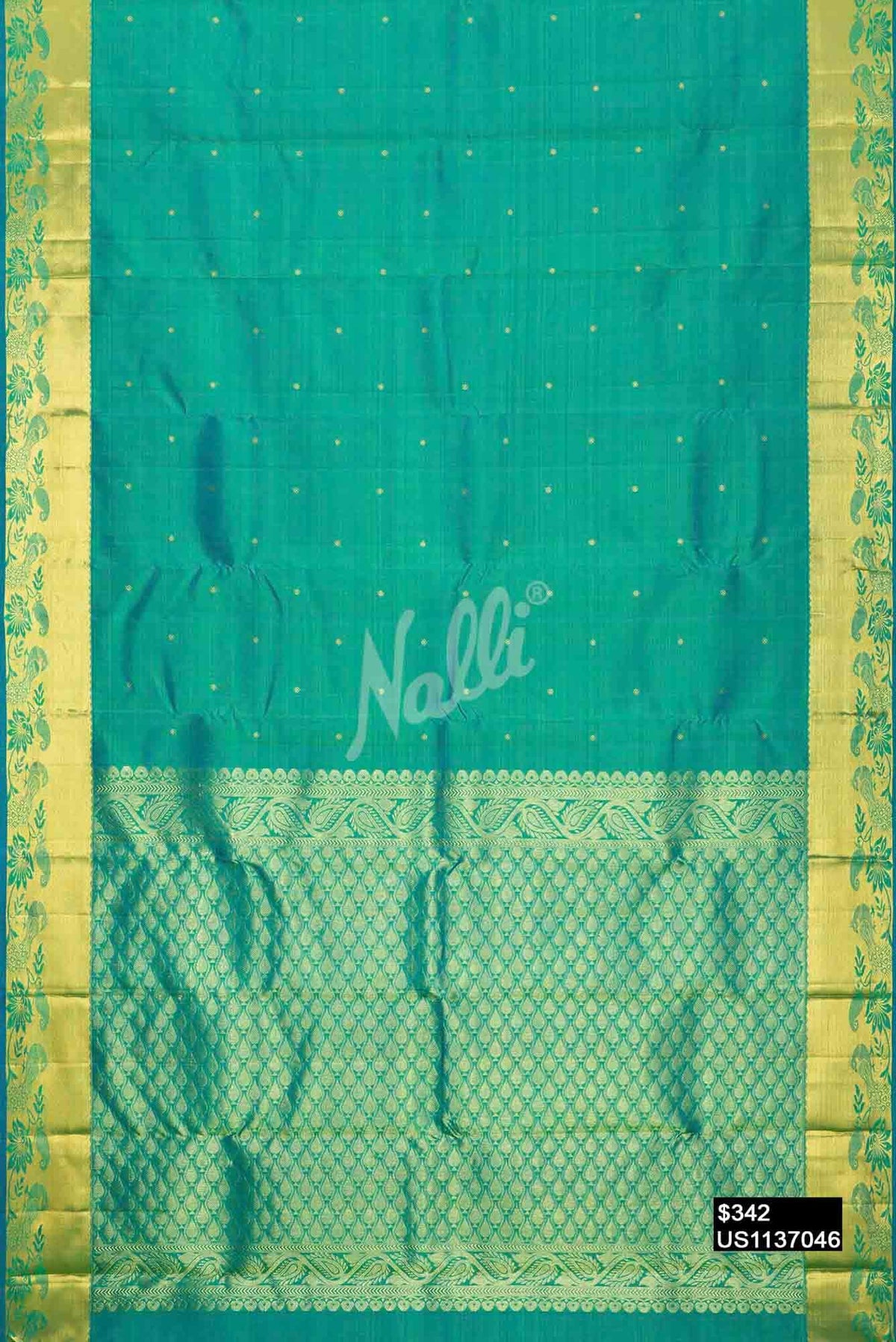 Green Kanchipuram Silk Saree