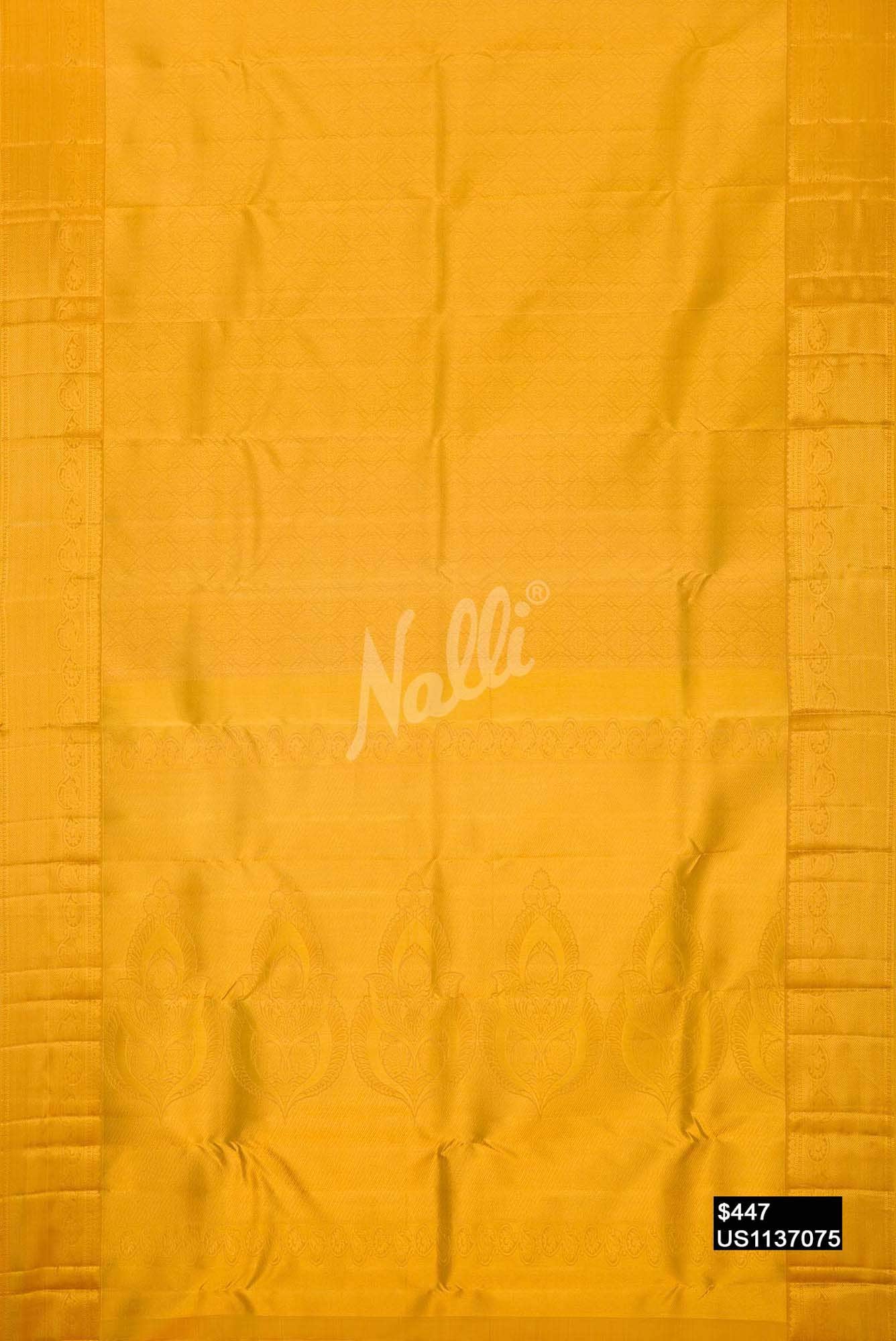 Gold Kanchipuram Silk Saree