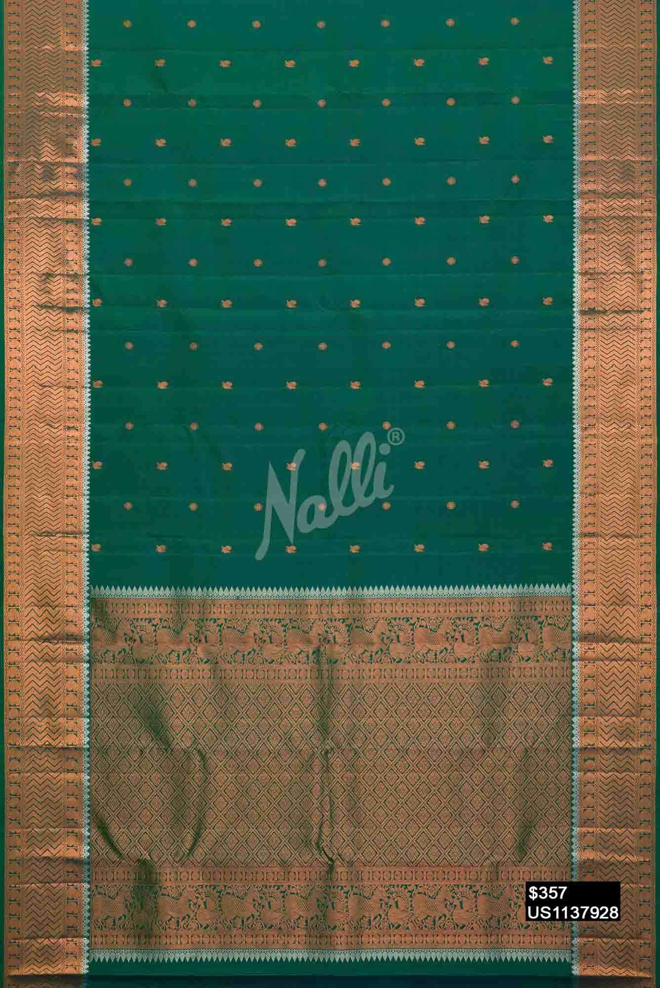 Green Kanchipuram Silk Saree