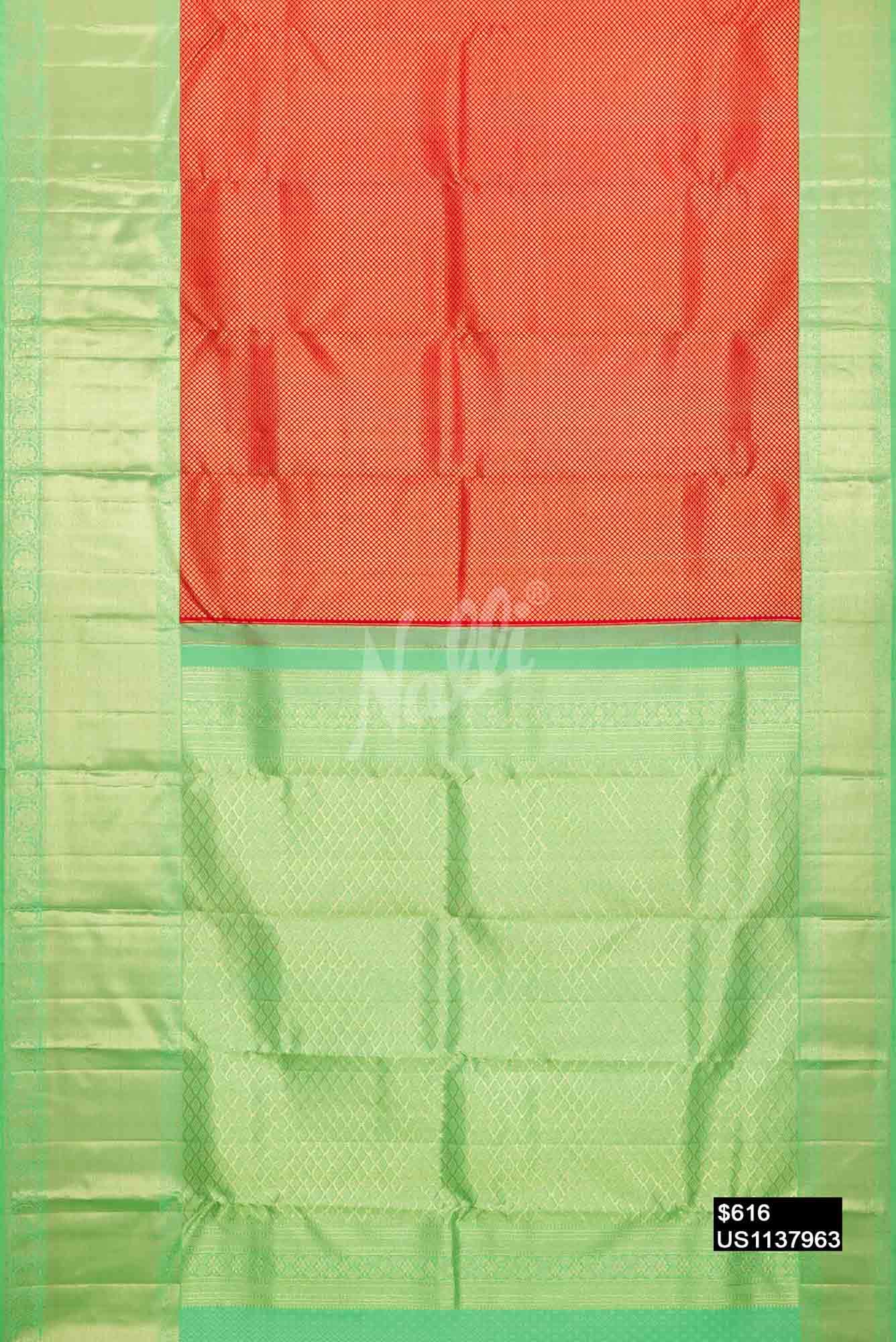Red Kanchipuram Silk Saree