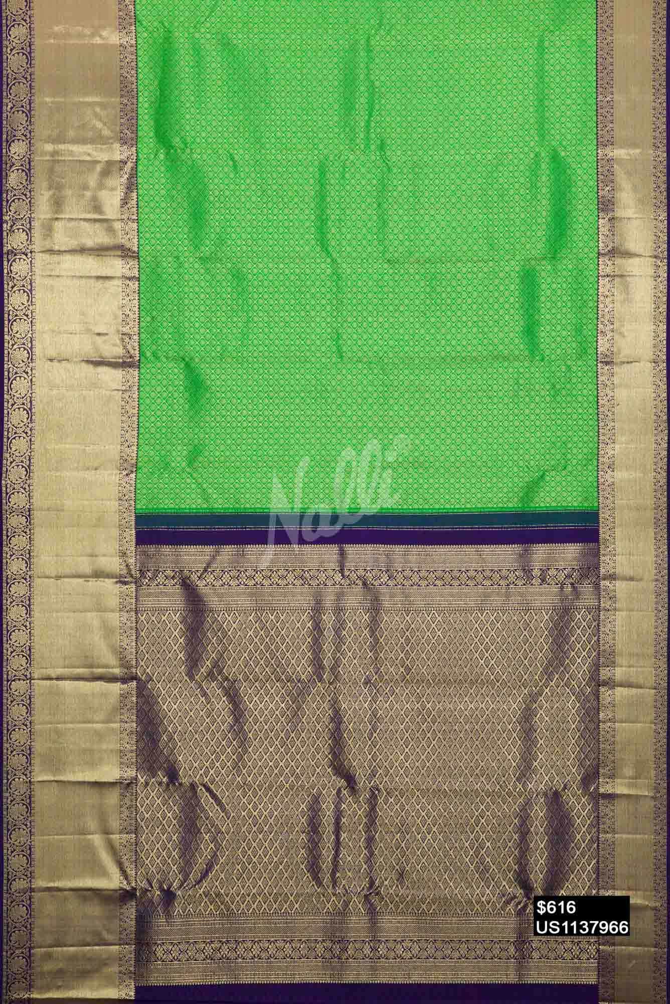 Green Kanchipuram Silk Saree