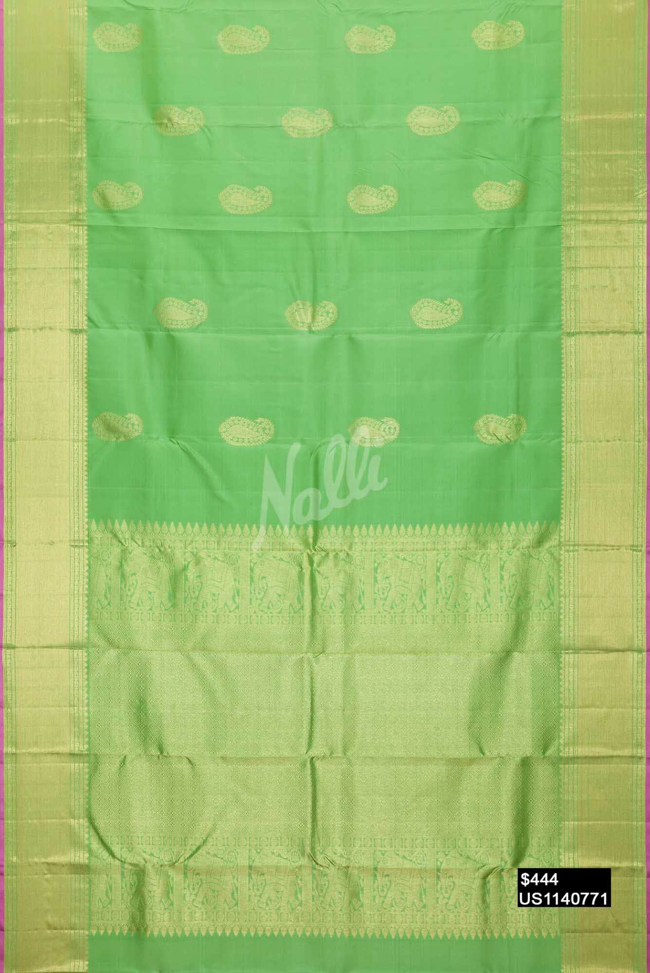 Green Kanchipuram Silk Saree