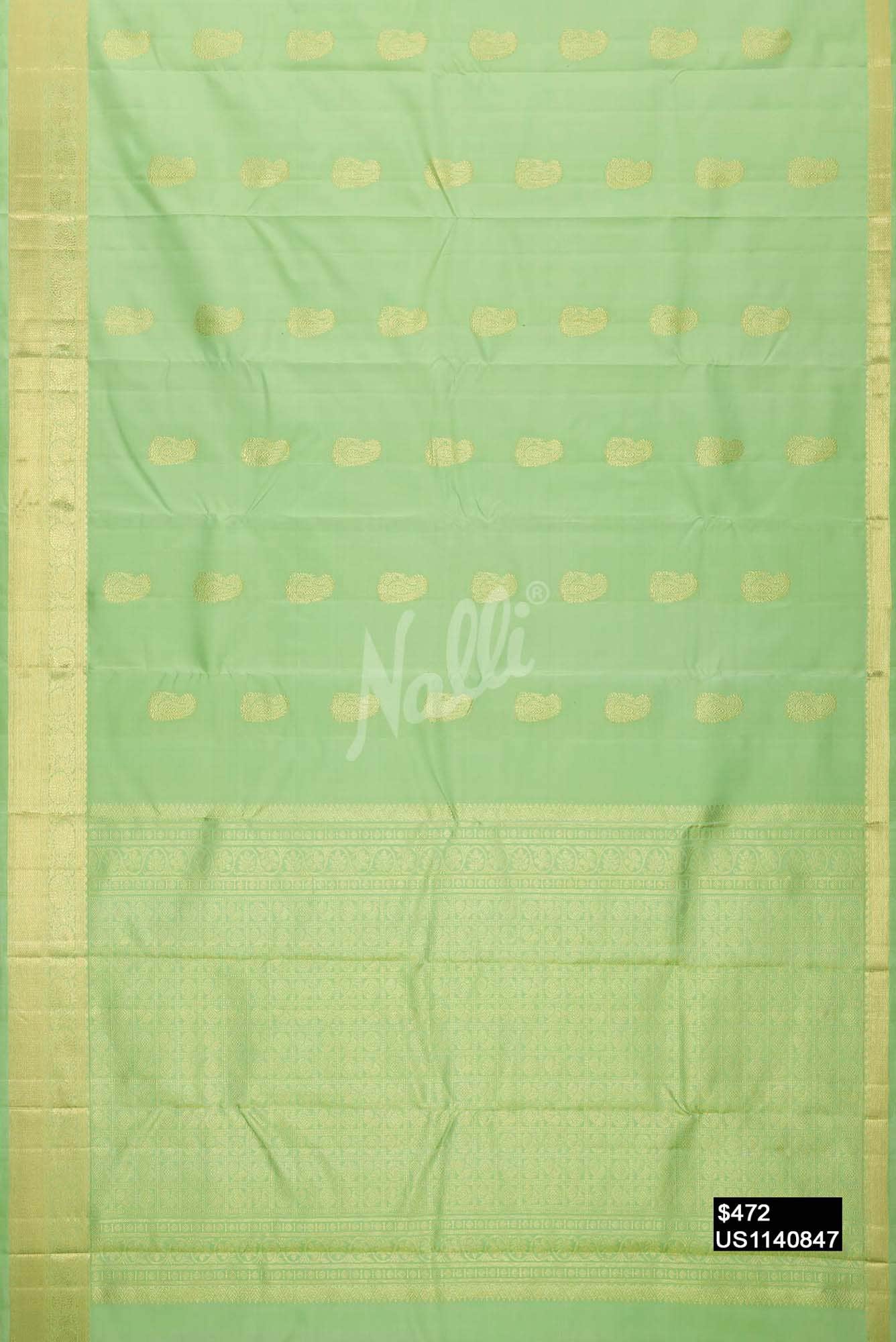 Green Kanchipuram Silk Saree
