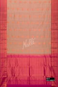 Brown Kanchipuram Silk Saree