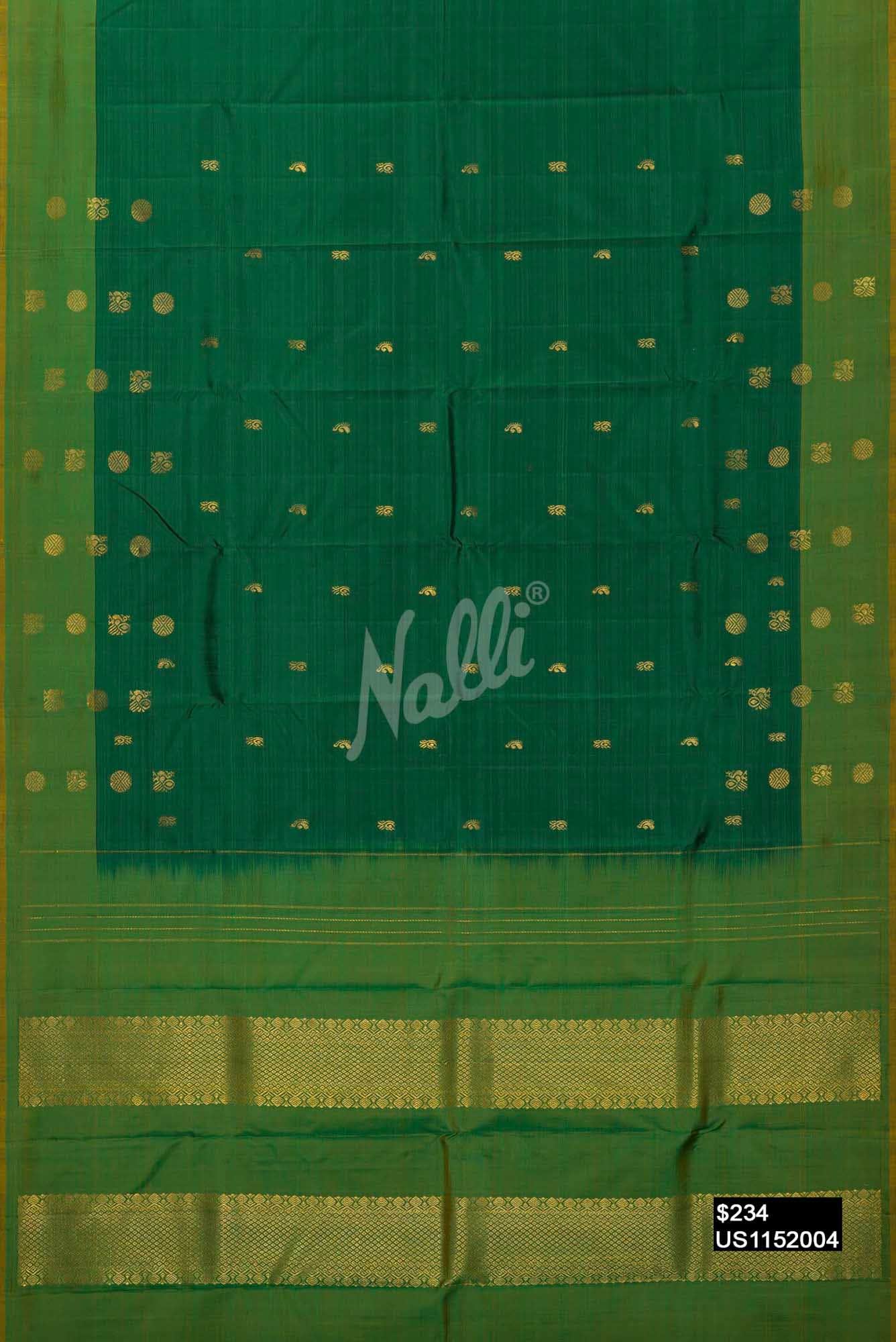 Green Kanchipuram Silk Saree