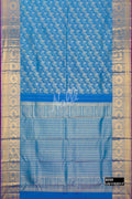Blue Kanchipuram Silk Saree