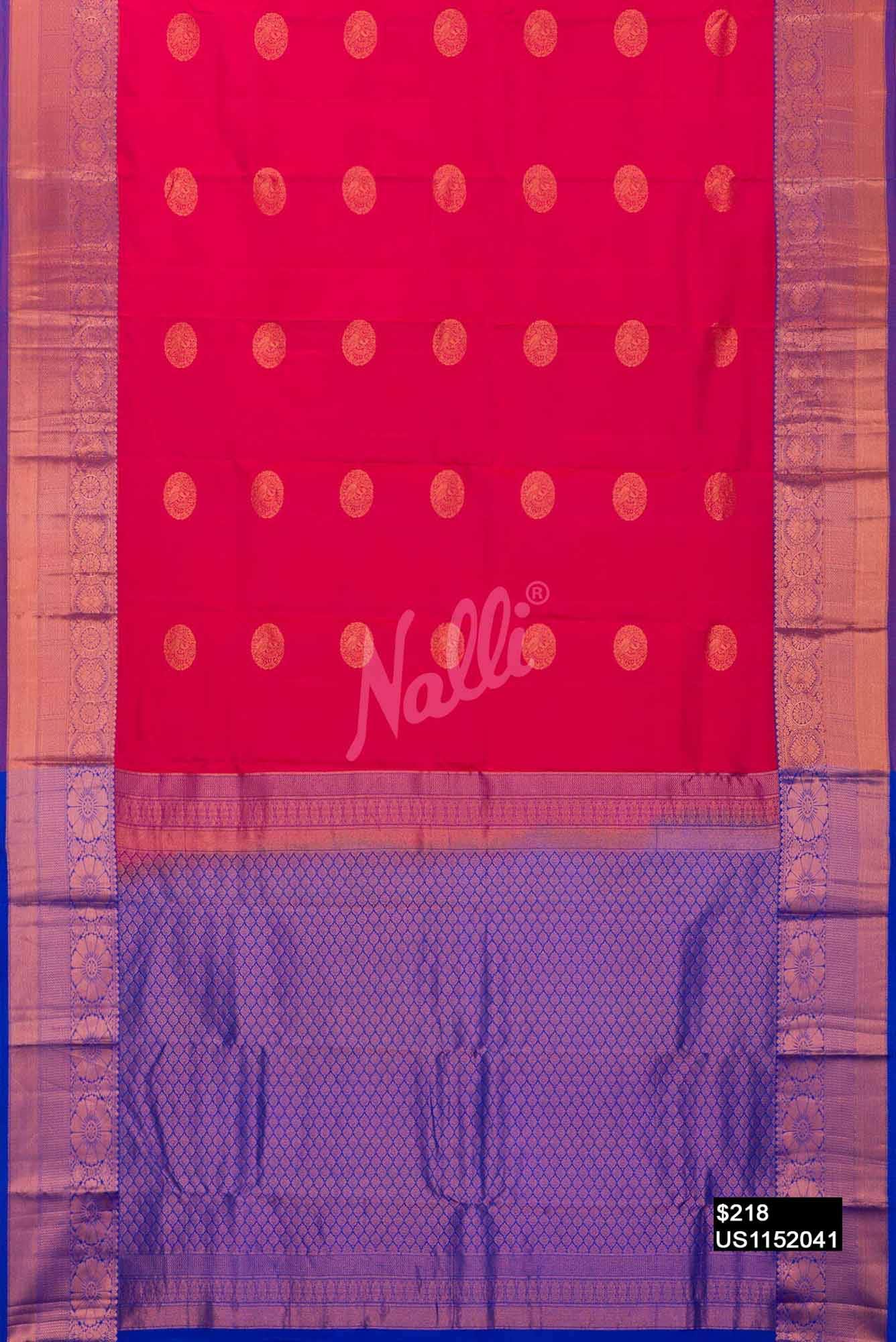 Pink Kanchipuram Silk Saree