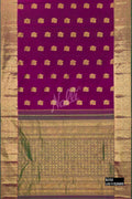Magenta Kanchipuram Silk Saree