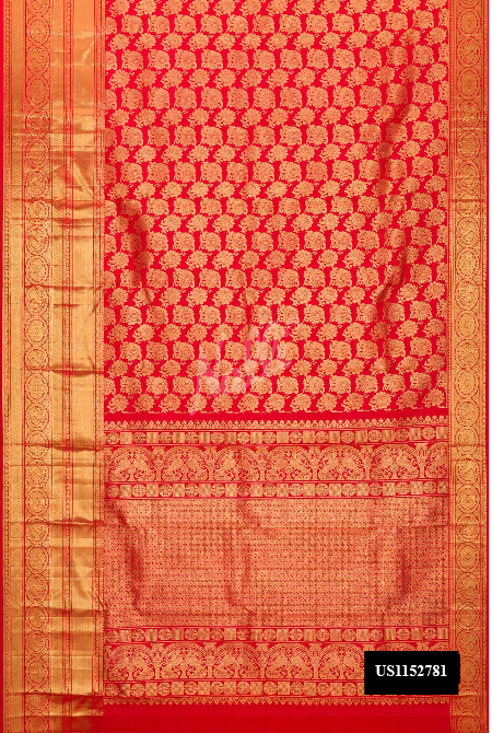 Red Kanchipuram Silk Saree